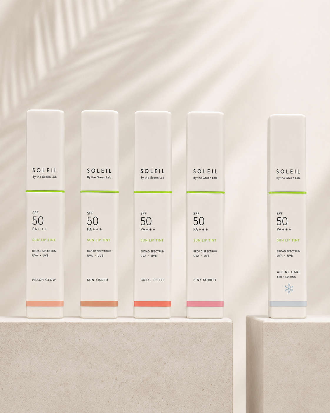 Línea de bálsamos labiales SPF para marcas de cosmética y skincare